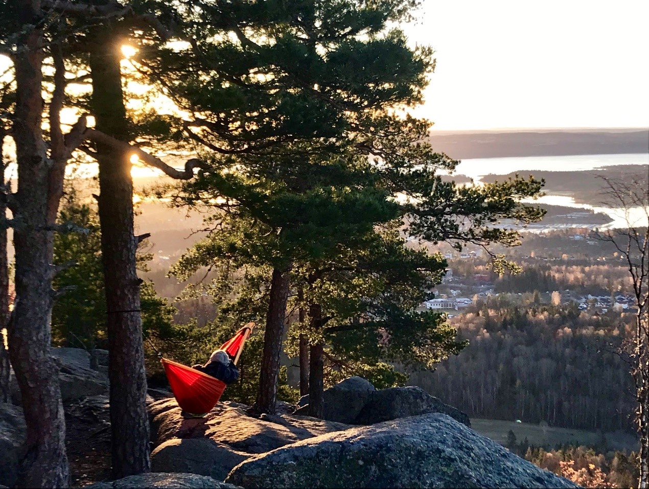 Bærum kommune Fritid og avlastning. Bilde med utsikt.