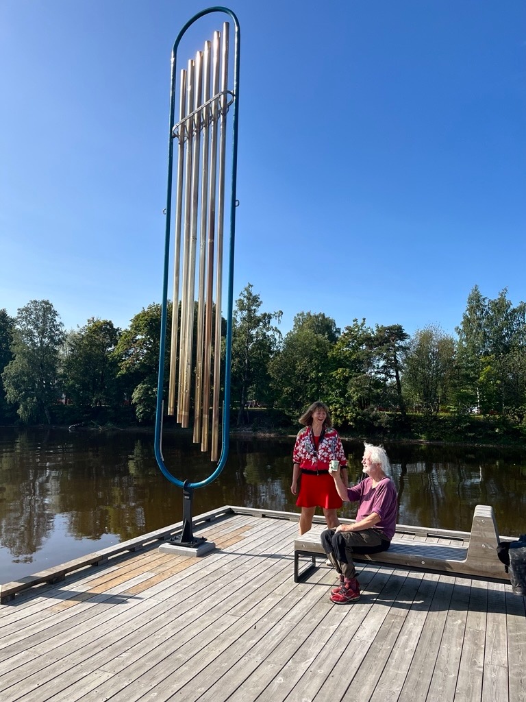 Messingle av Sverre Hoel på Kadettangen. 