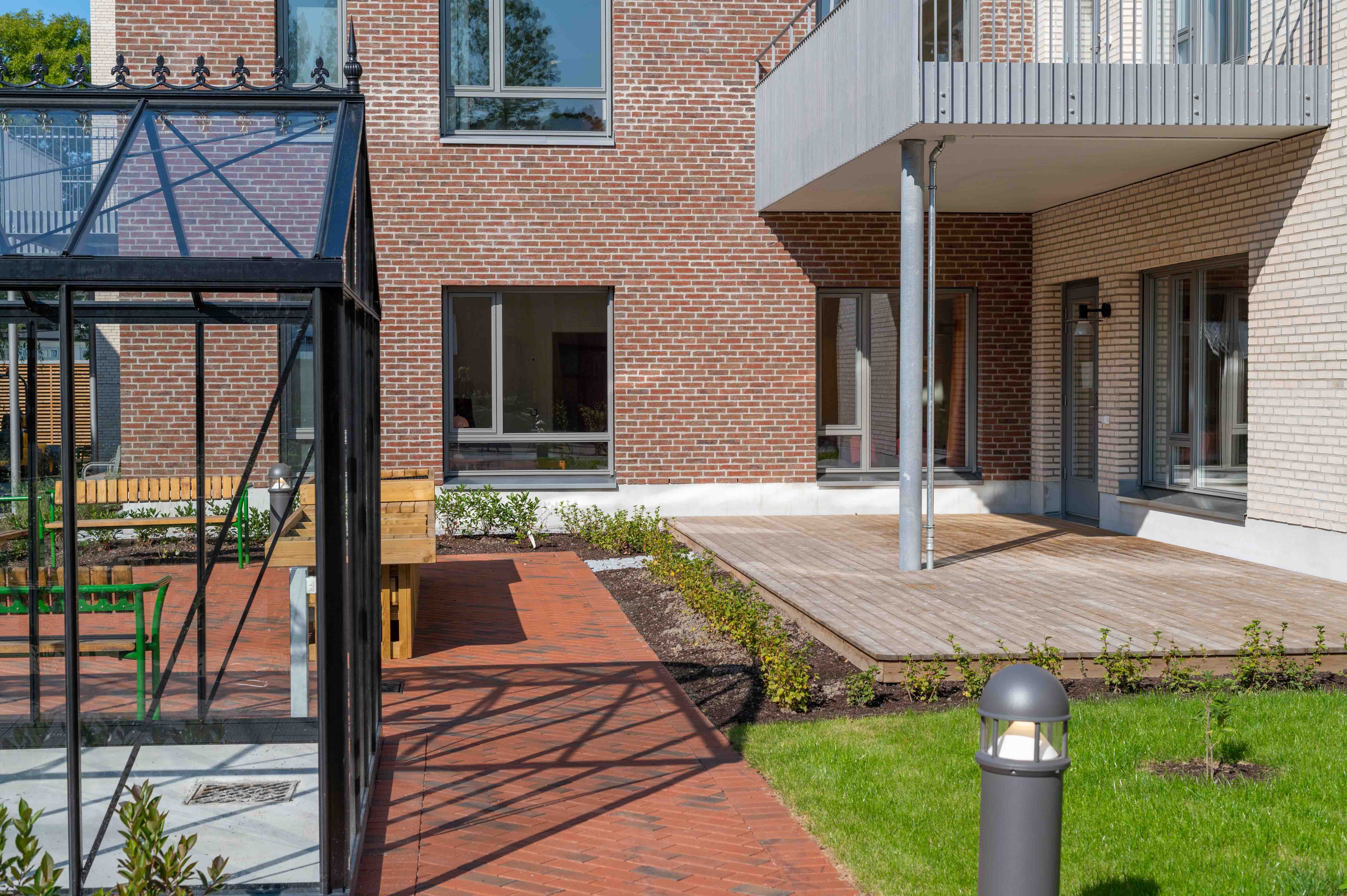 Carpe Diem demenslandsby uteplass