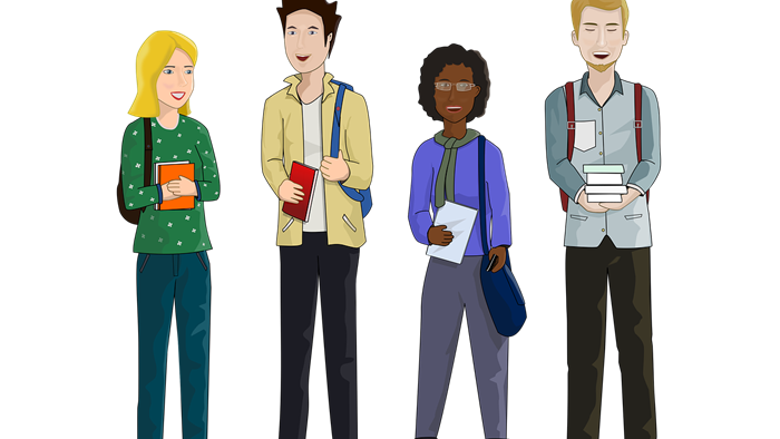 Illustrasjonsbilde studenter