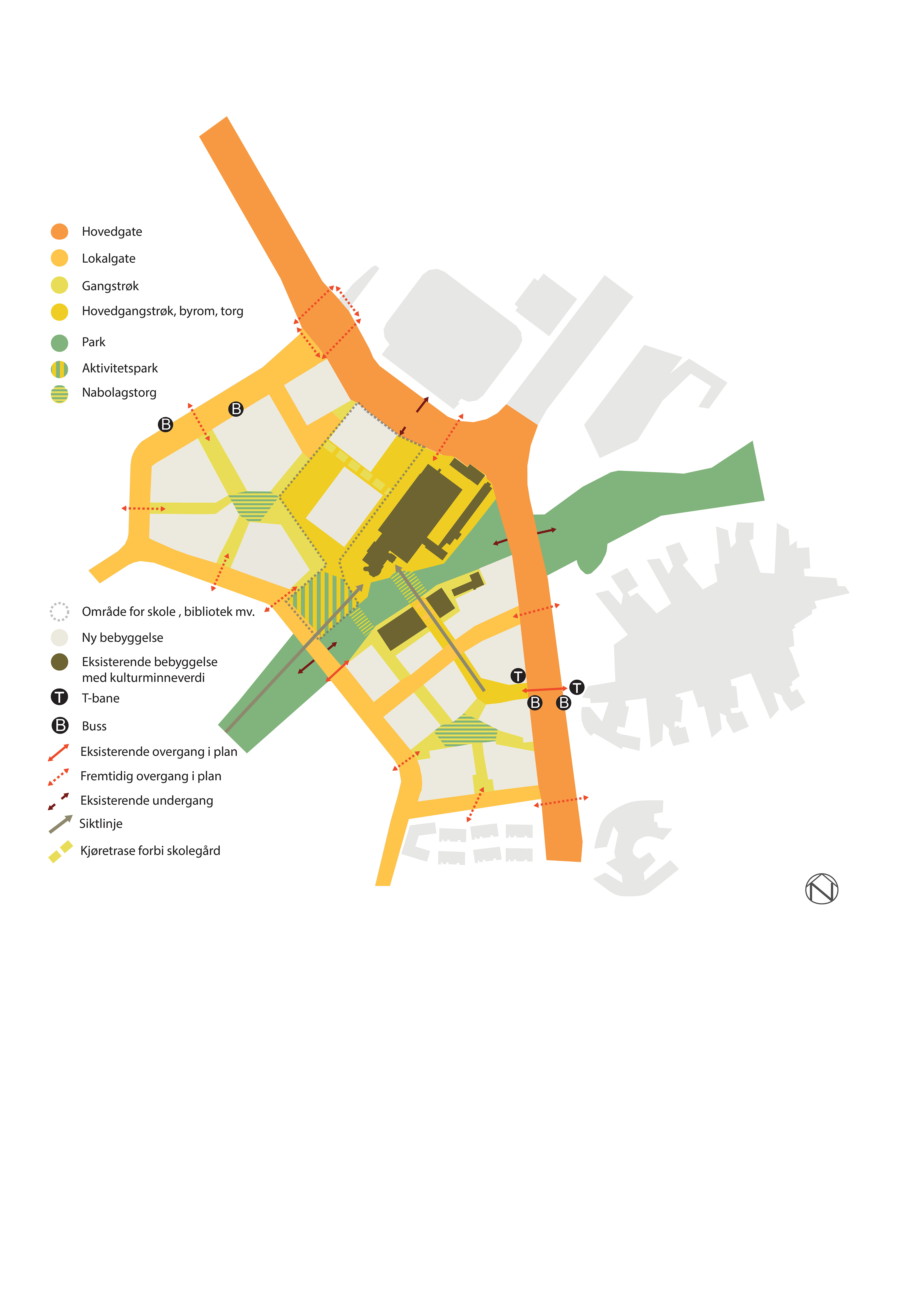 Byplangrep flytårnområdet