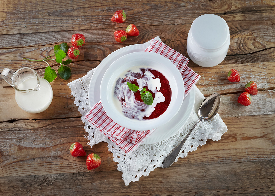 Jordbærgrøt