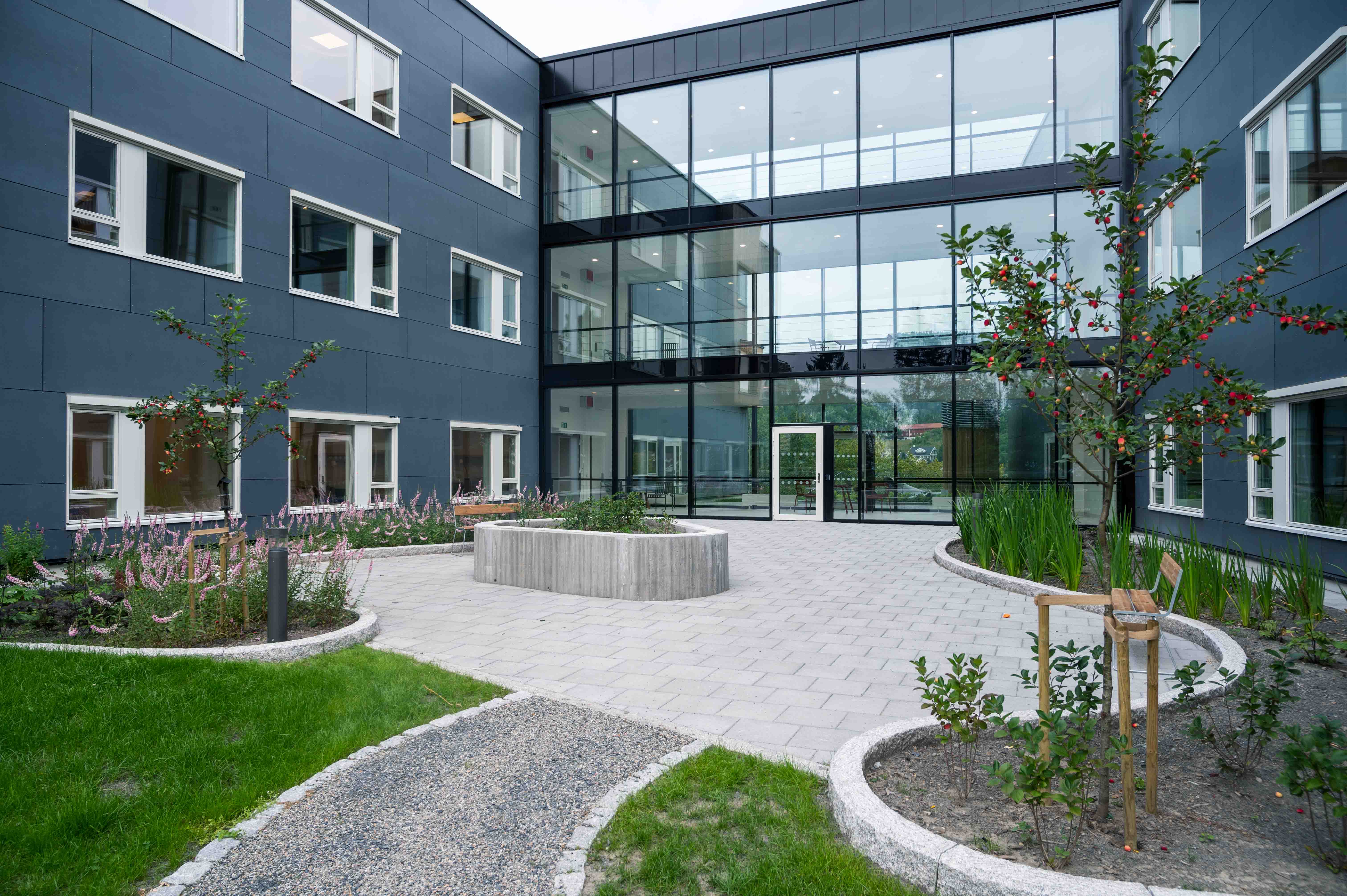 Lindelia sykehjem eksteriør