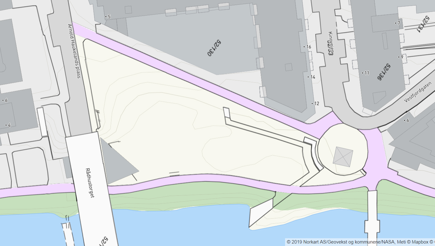 Byparken kart over området