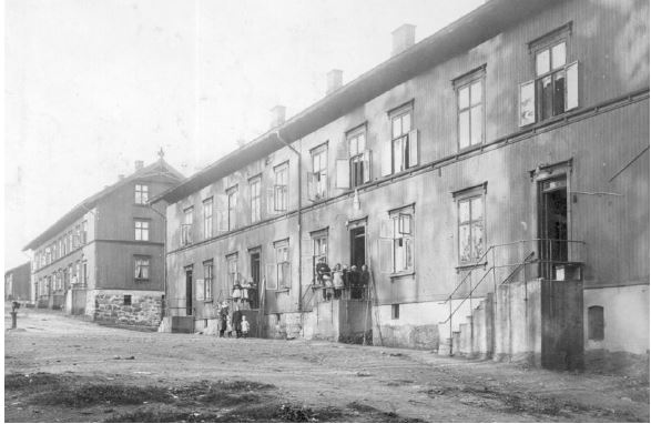 Arbeiderboliger på Høvik Verk