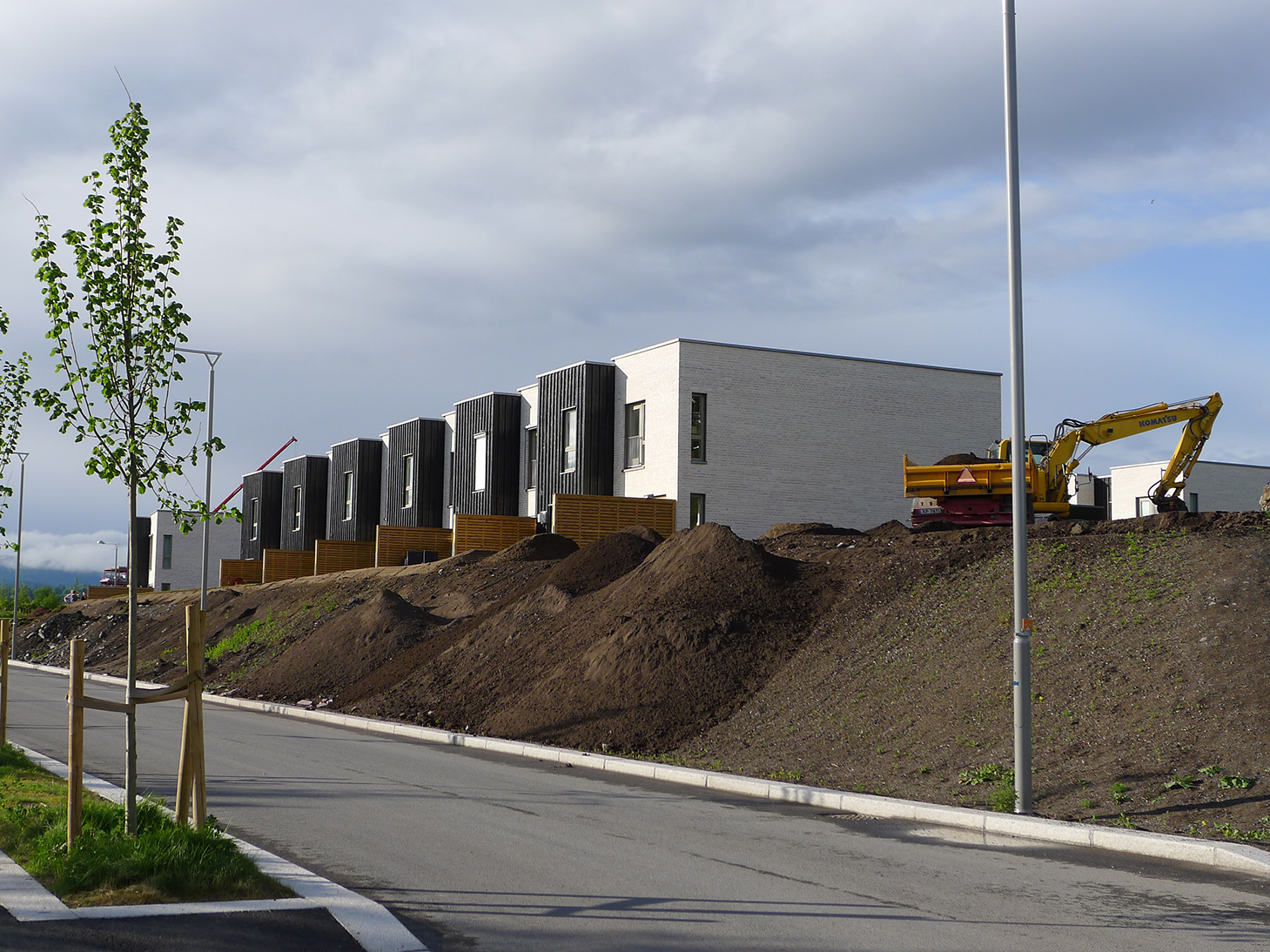 Rekkehus ved Hundsund på Fornebu
