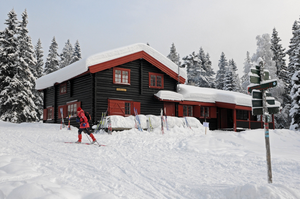 Utfartsstedet Grønland i Vestmarka drives i dag av speiderne.