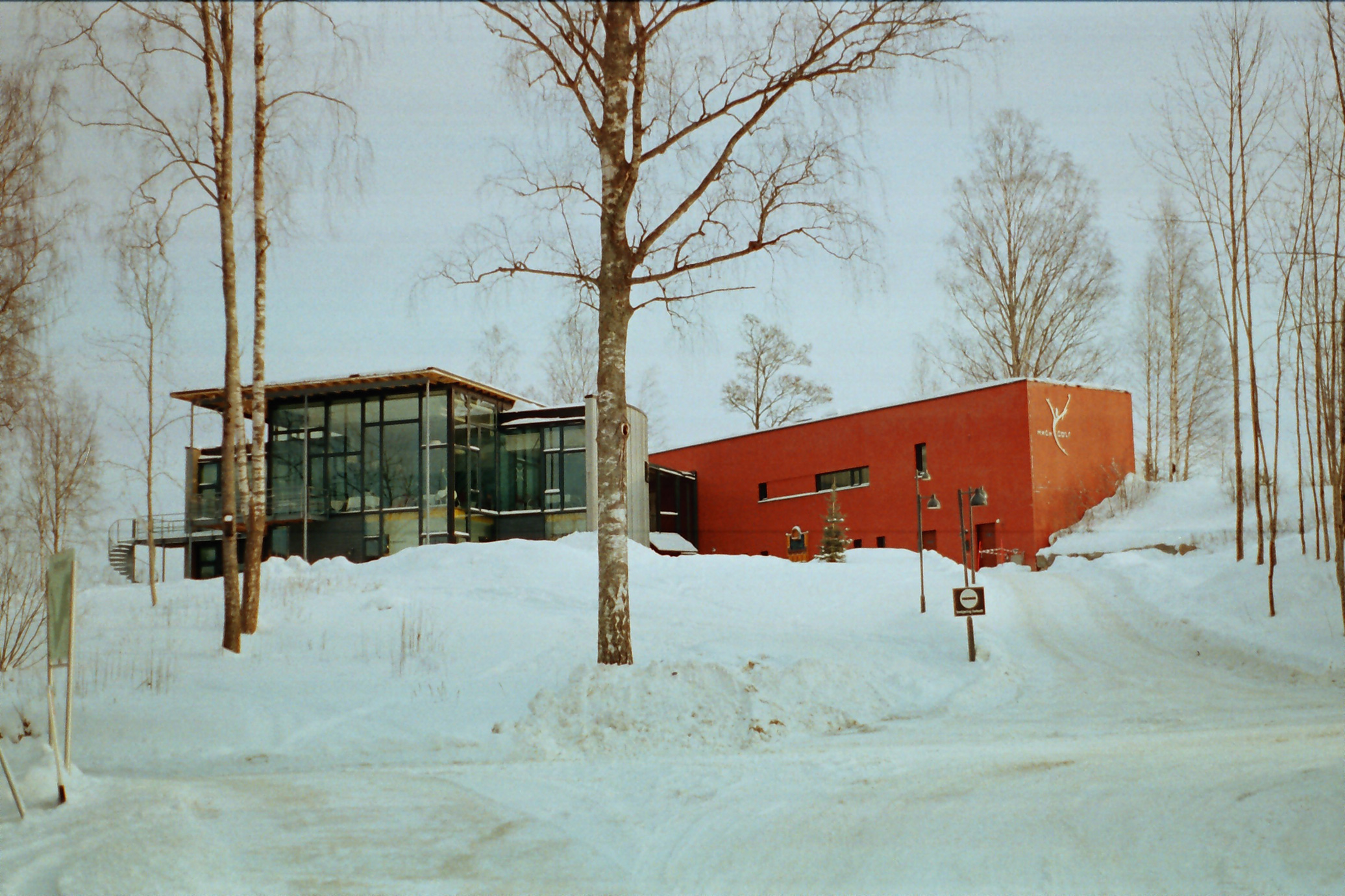 Klubbhuset til Haga golfklubb