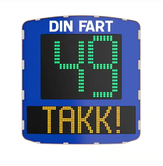 Måling av hastighet på bilkjøring